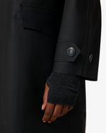 Women's Black Mayar Rain Coat