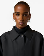 Women's Black Mayar Rain Coat