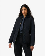 Women's Black Originals Fitted Quilted Jacket
