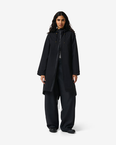 Women's Black Originals Long Waterproof Jacket