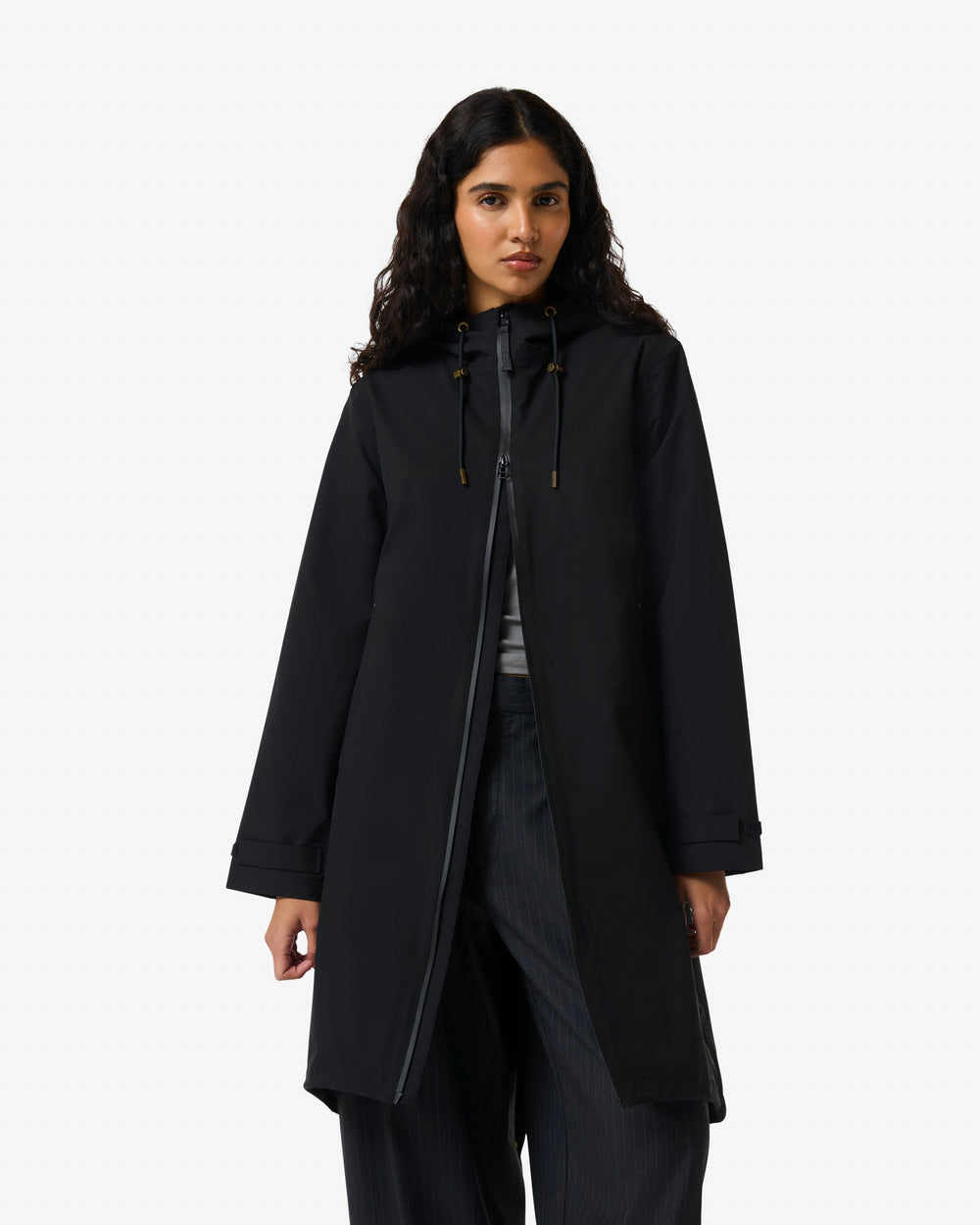 Women's Black Originals Long Waterproof Jacket