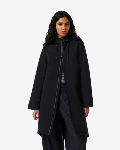 Women's Black Originals Long Waterproof Jacket
