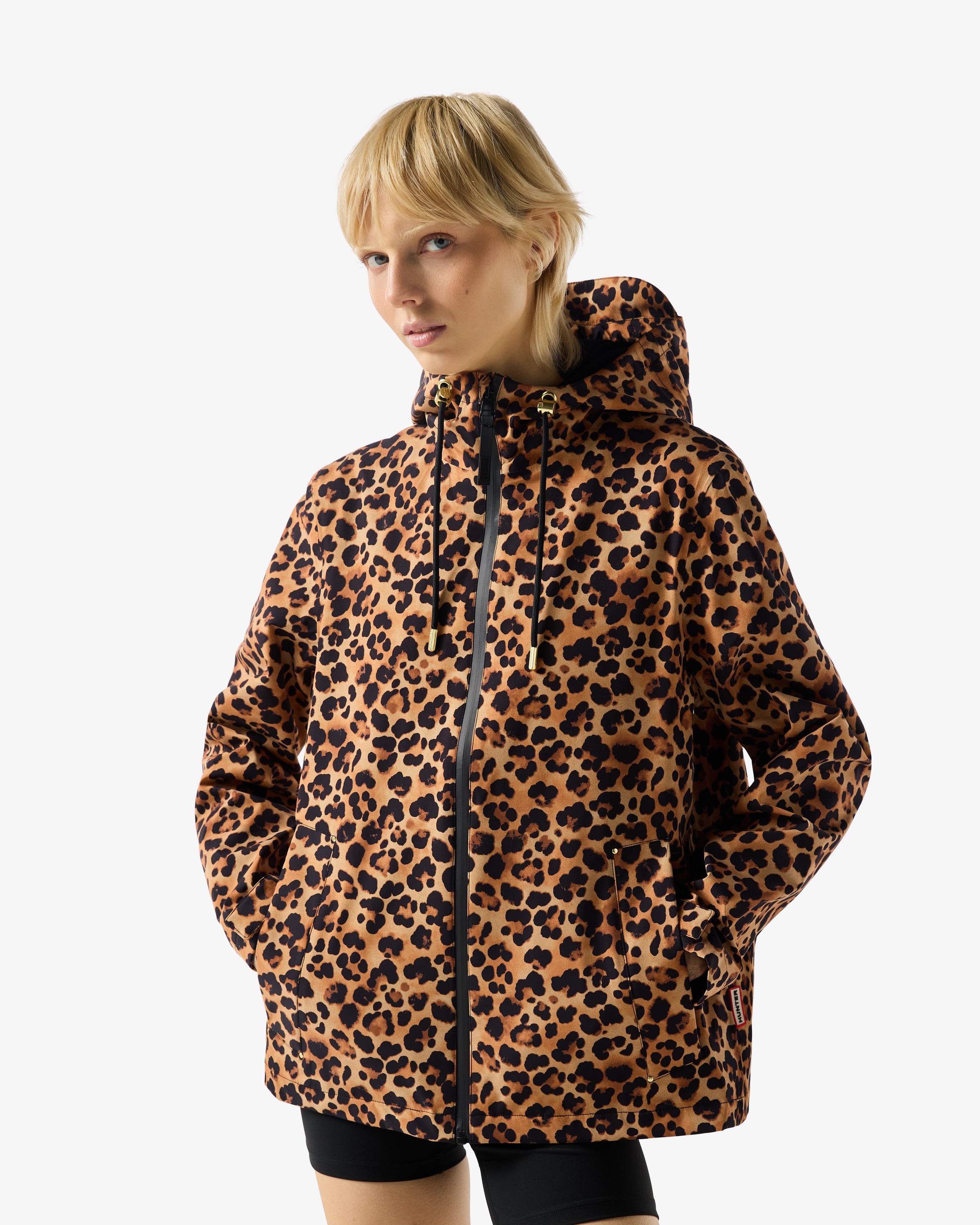 Women's Originals Leopard Print Waterproof Jacket – Hunter Boots UK