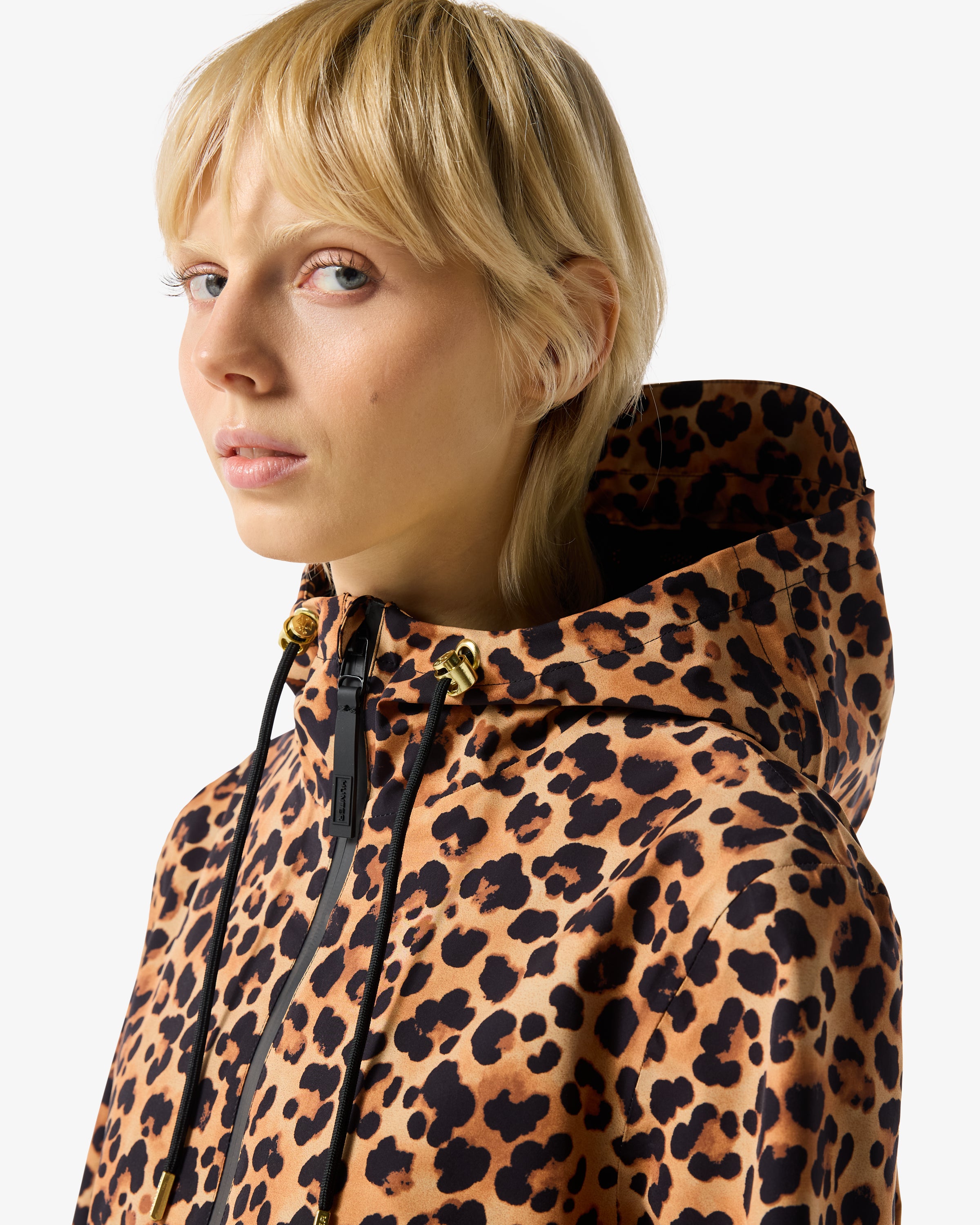 【新品未使用】LEOPARD HUNTINGJACKET Women's Originals Leopard Print Waterproof Jacket – Hunter Boots UK