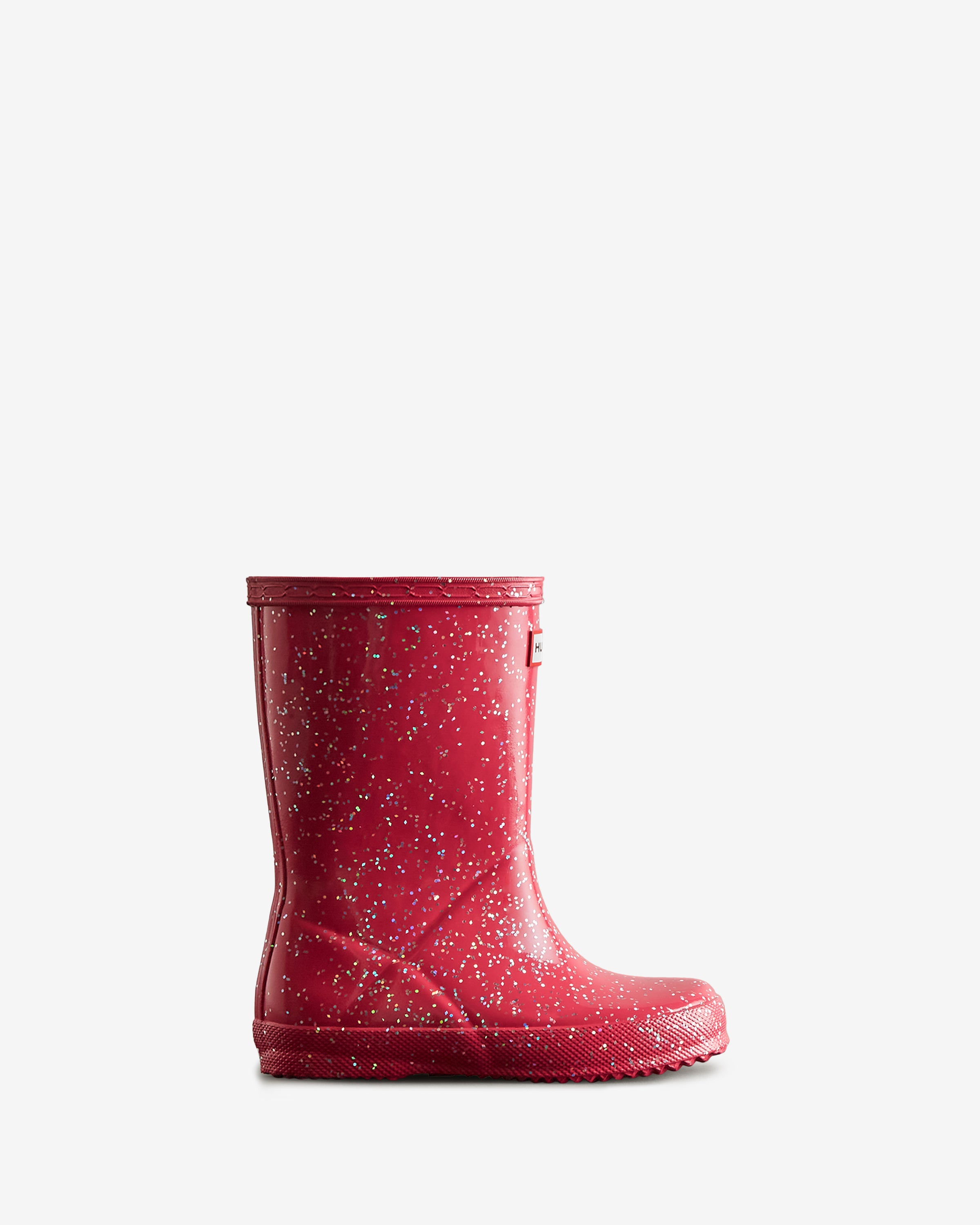 Hunter black best sale glitter rain boots