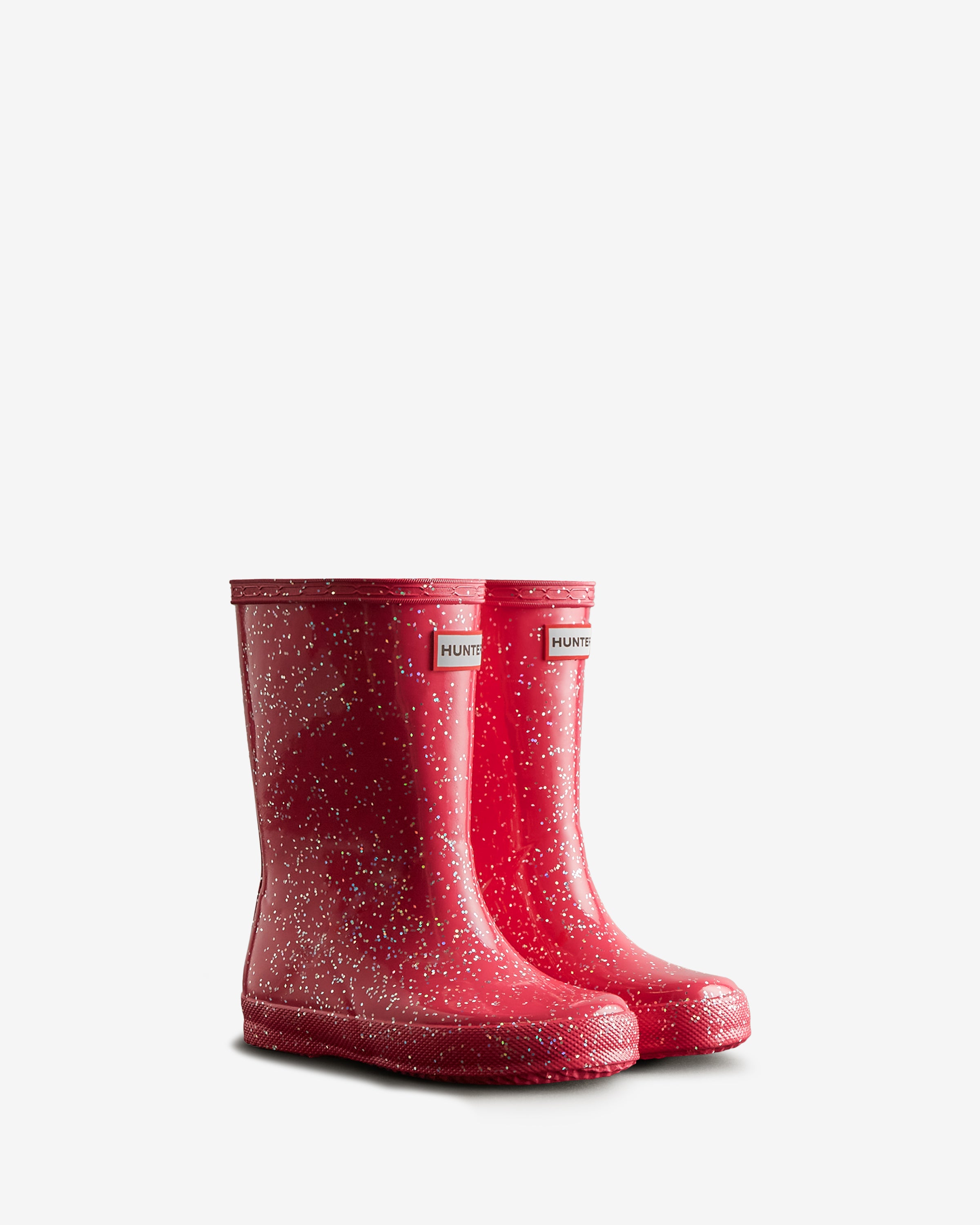 Girls glitter shop hunter wellies