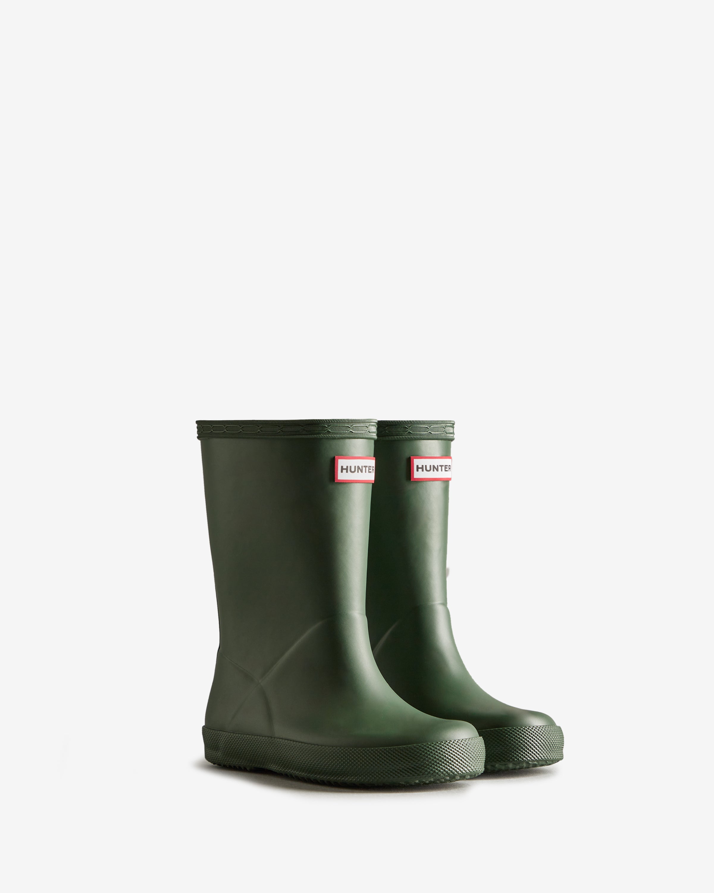 Short green hunter boots sale