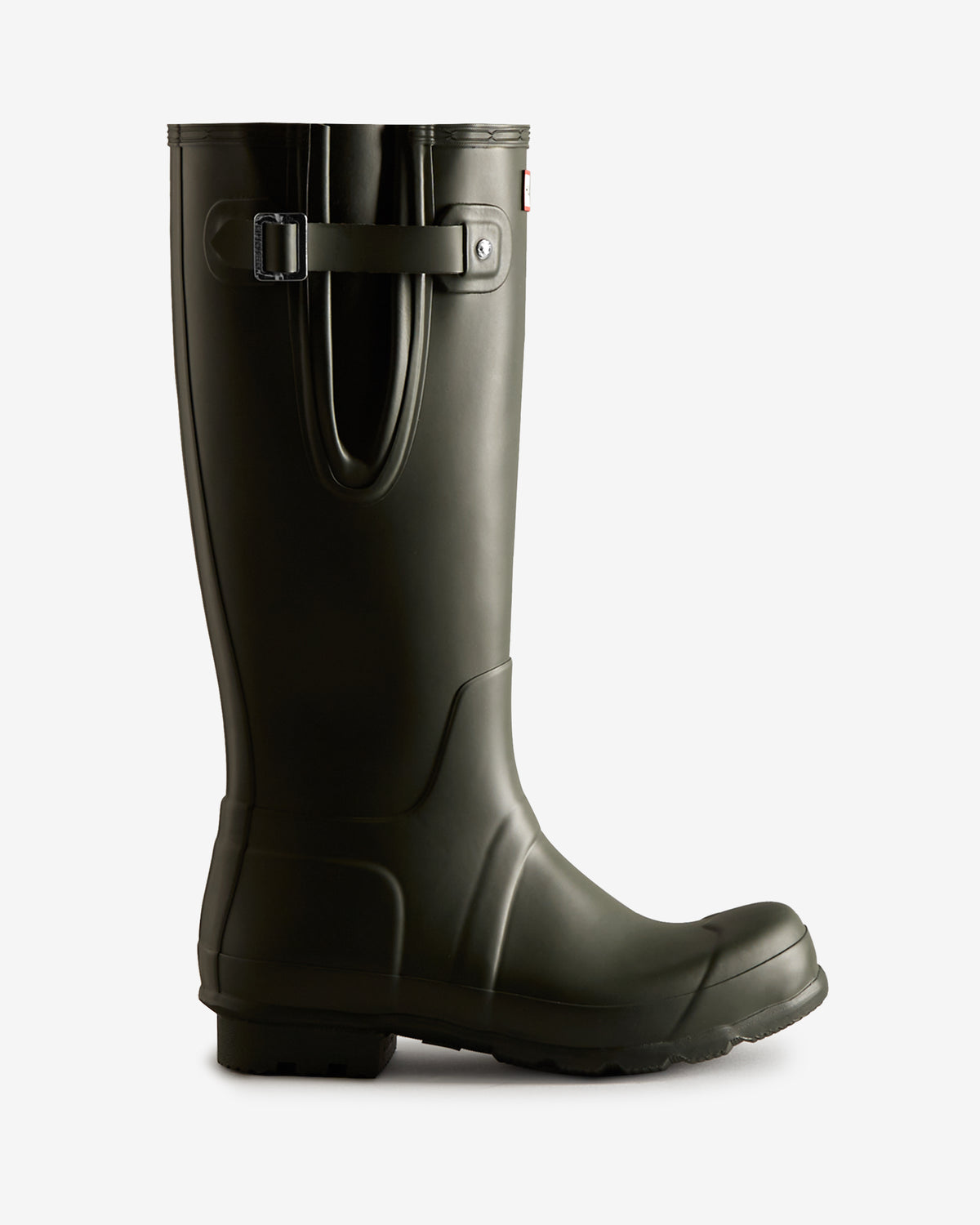 Dark Tall Side Adjustable Wellington Boot