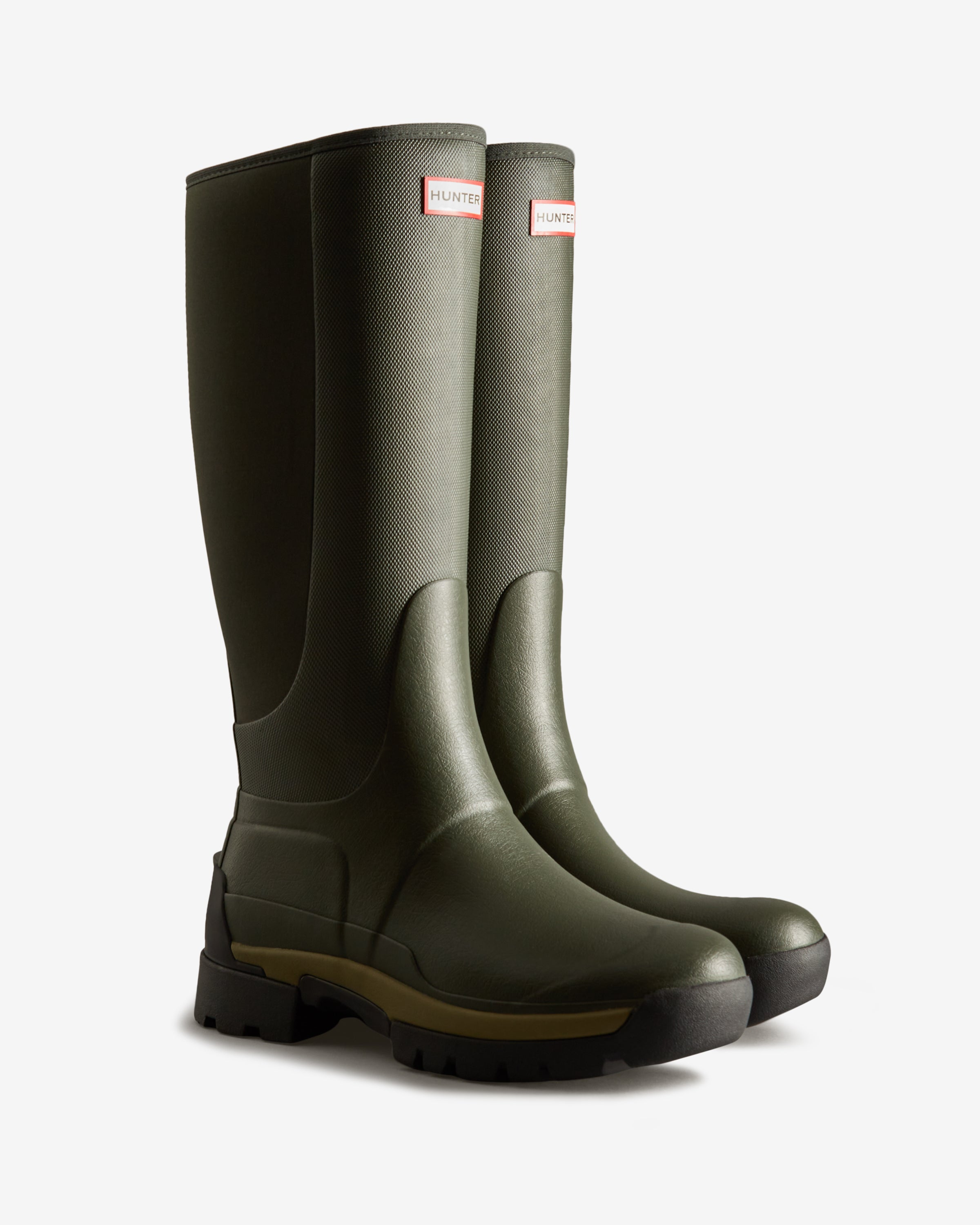 Olive store hunter boots