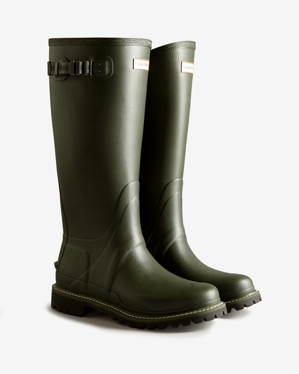 Mens Balmoral Tall Wide Commando Sole Boot – Hunter Boots UK