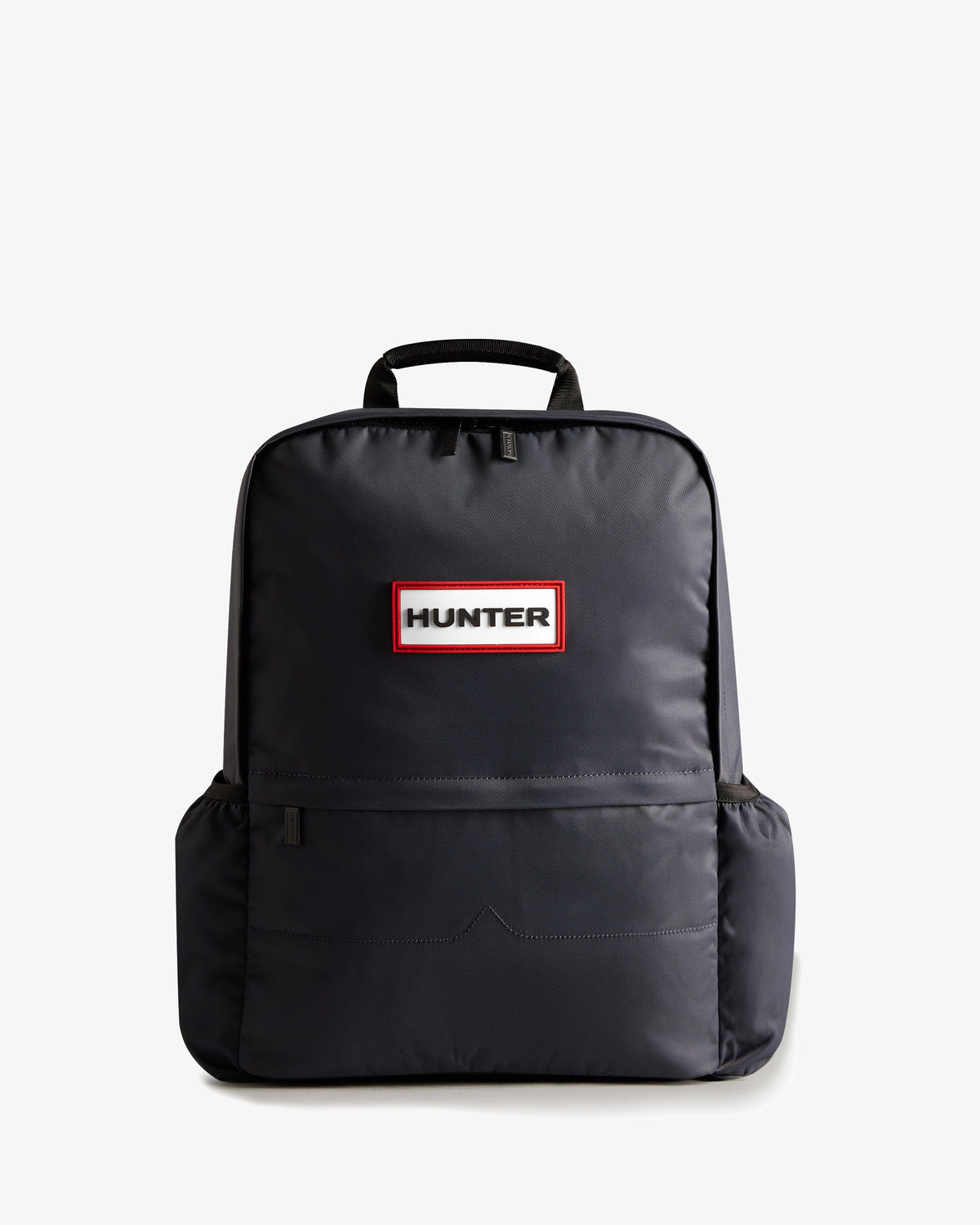 Navy Nylon Large Backpack