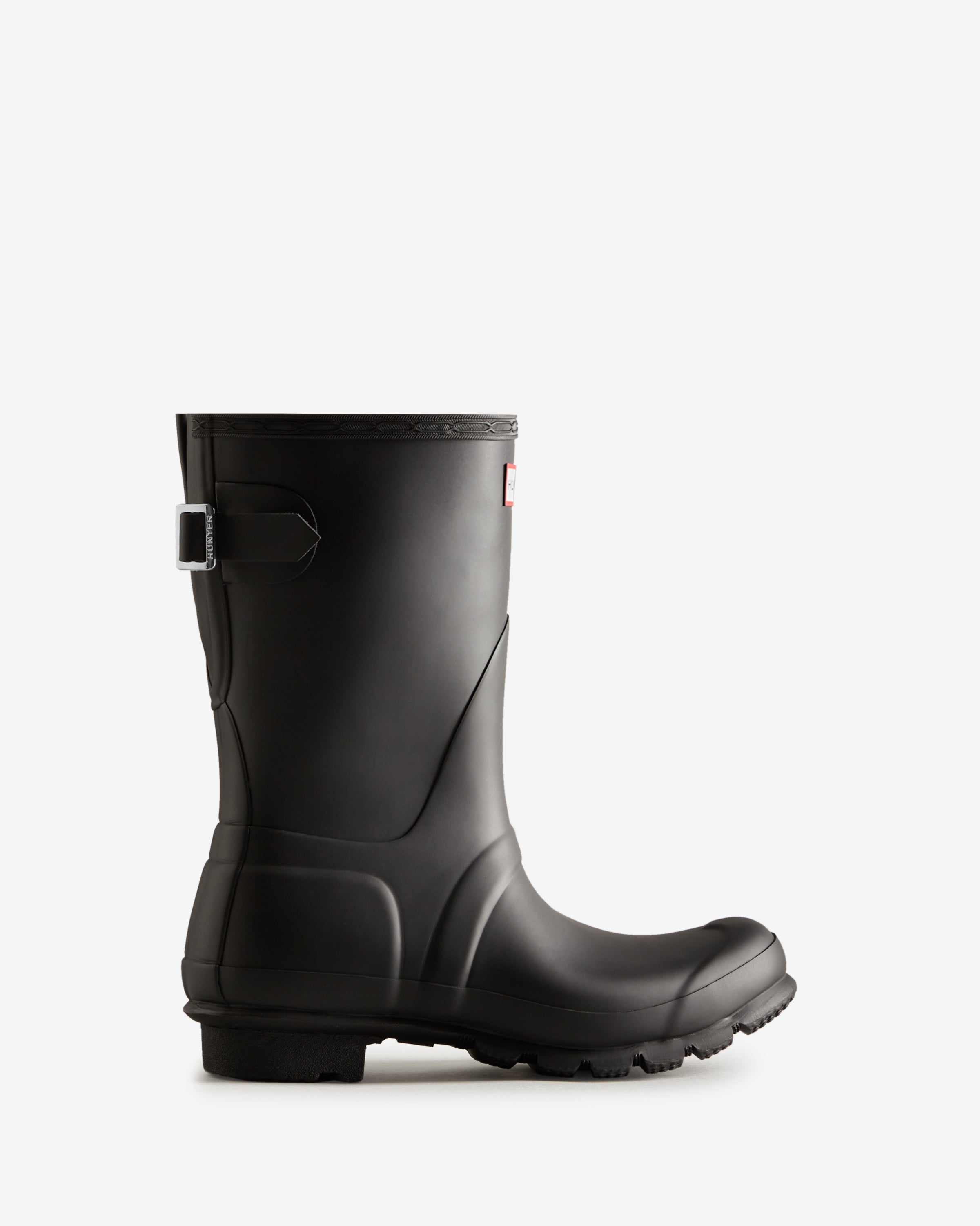 Womens hunter boots matte sales black