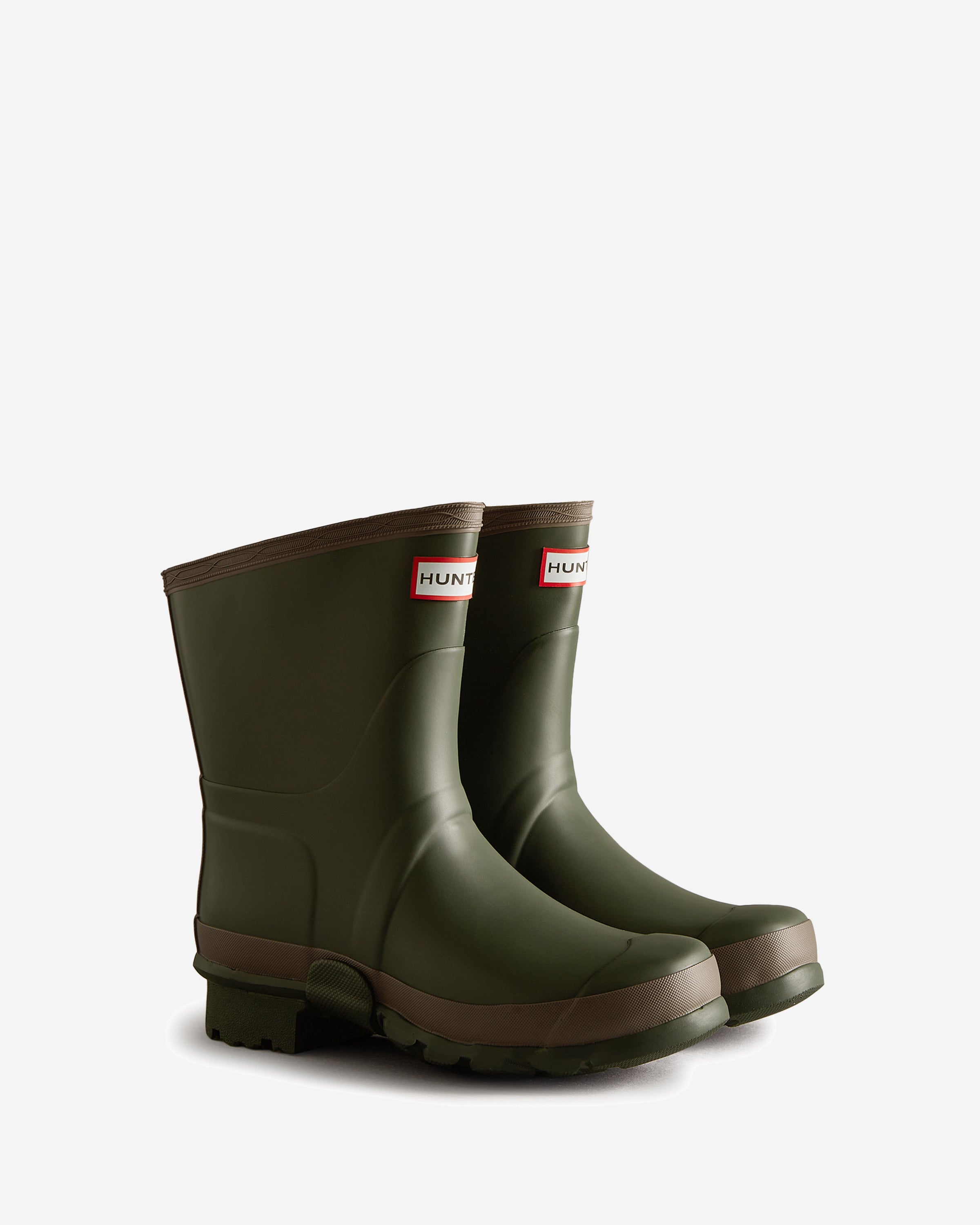 Women's Dark Olive Gardener Short Wellington Boot – Hunter Boots UK