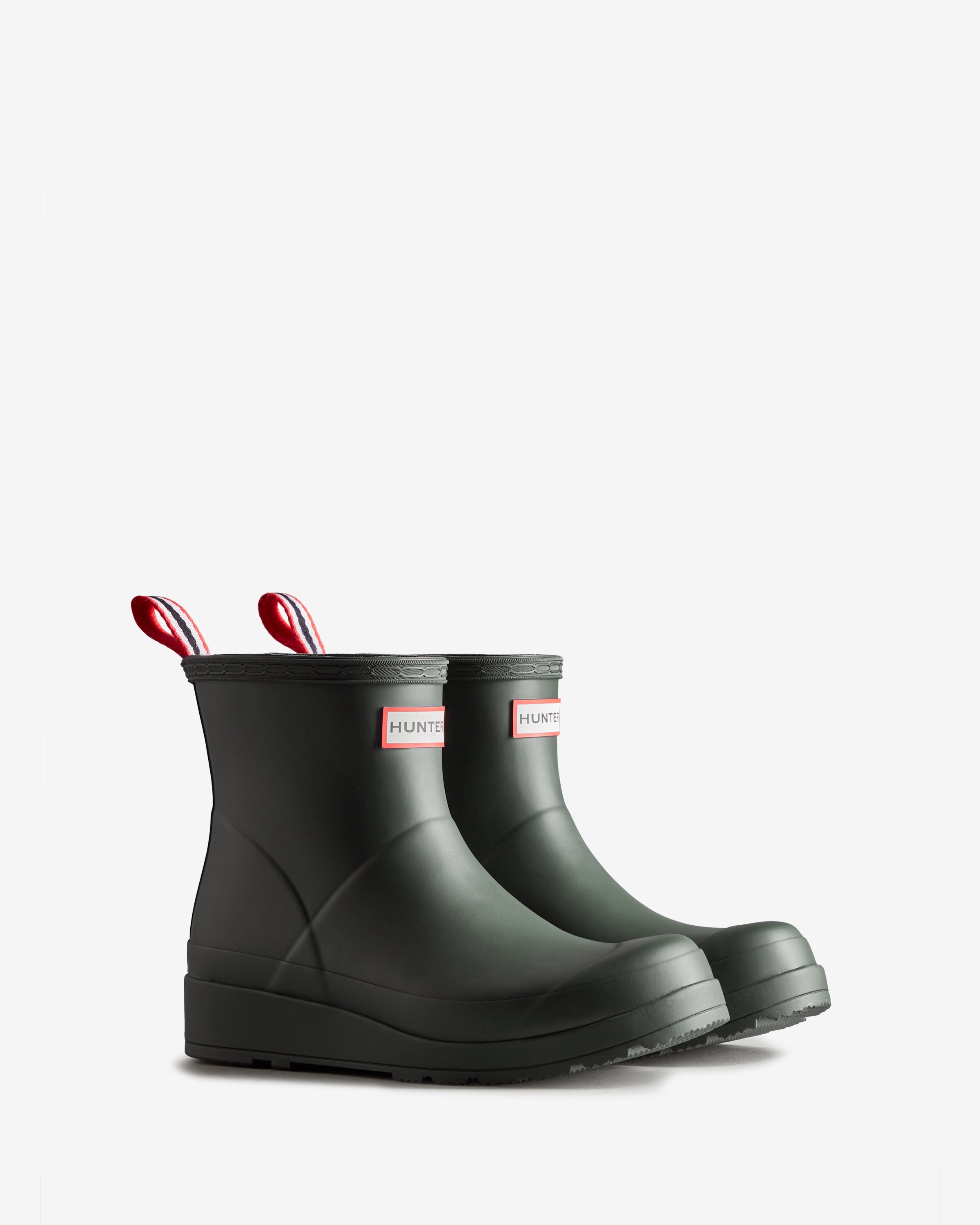 Black ankle wellington store boots