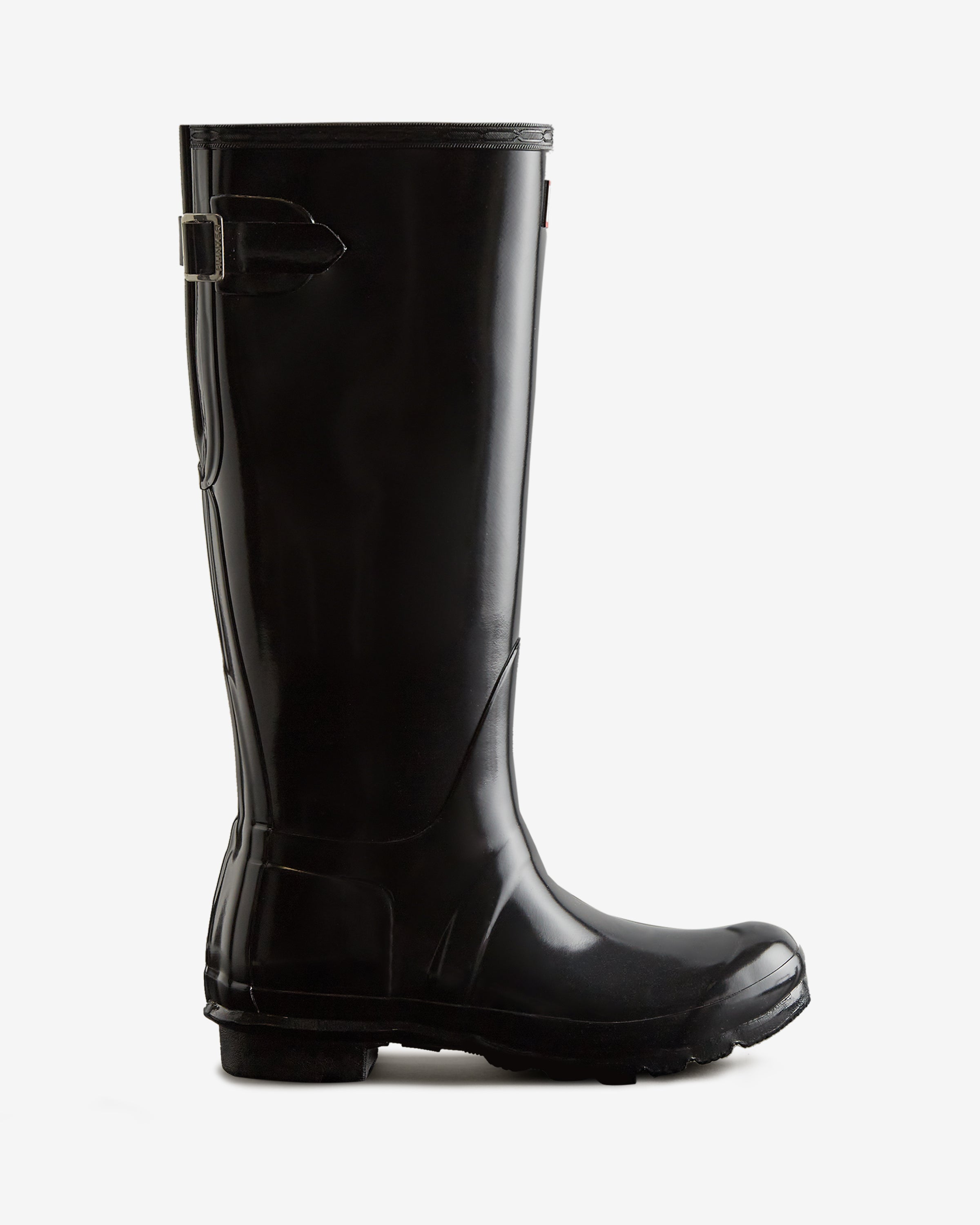 Women's Tall Back Adjustable Gloss Wellington Boots – Hunter Boots UK