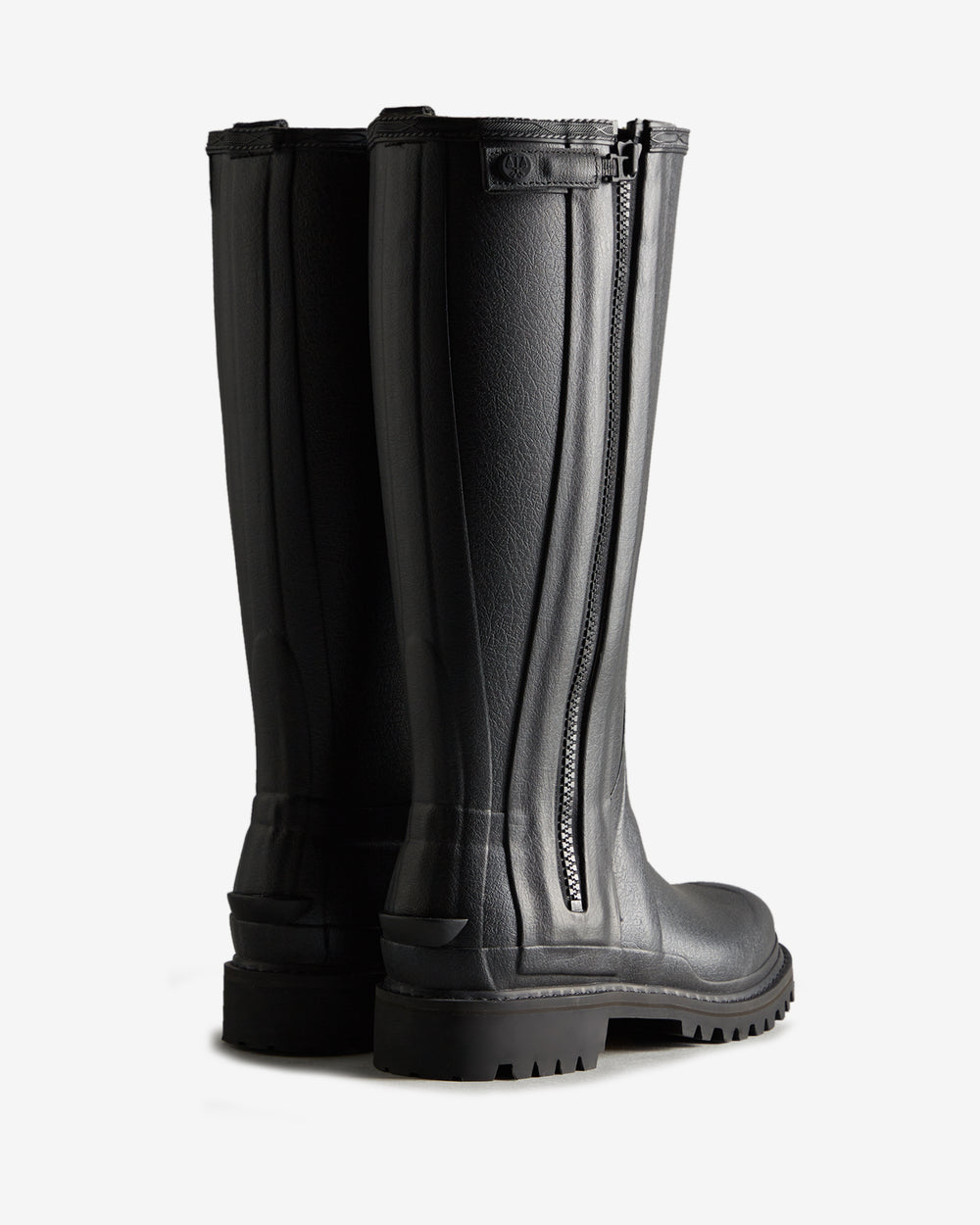 Women's Balmoral Commando Rubber Zip Tall Wellington Boots