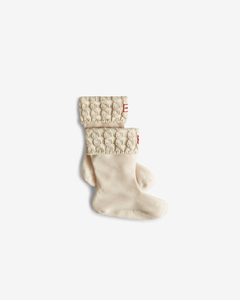 Kids Recycled 6 Stitch Cable Boot Socks