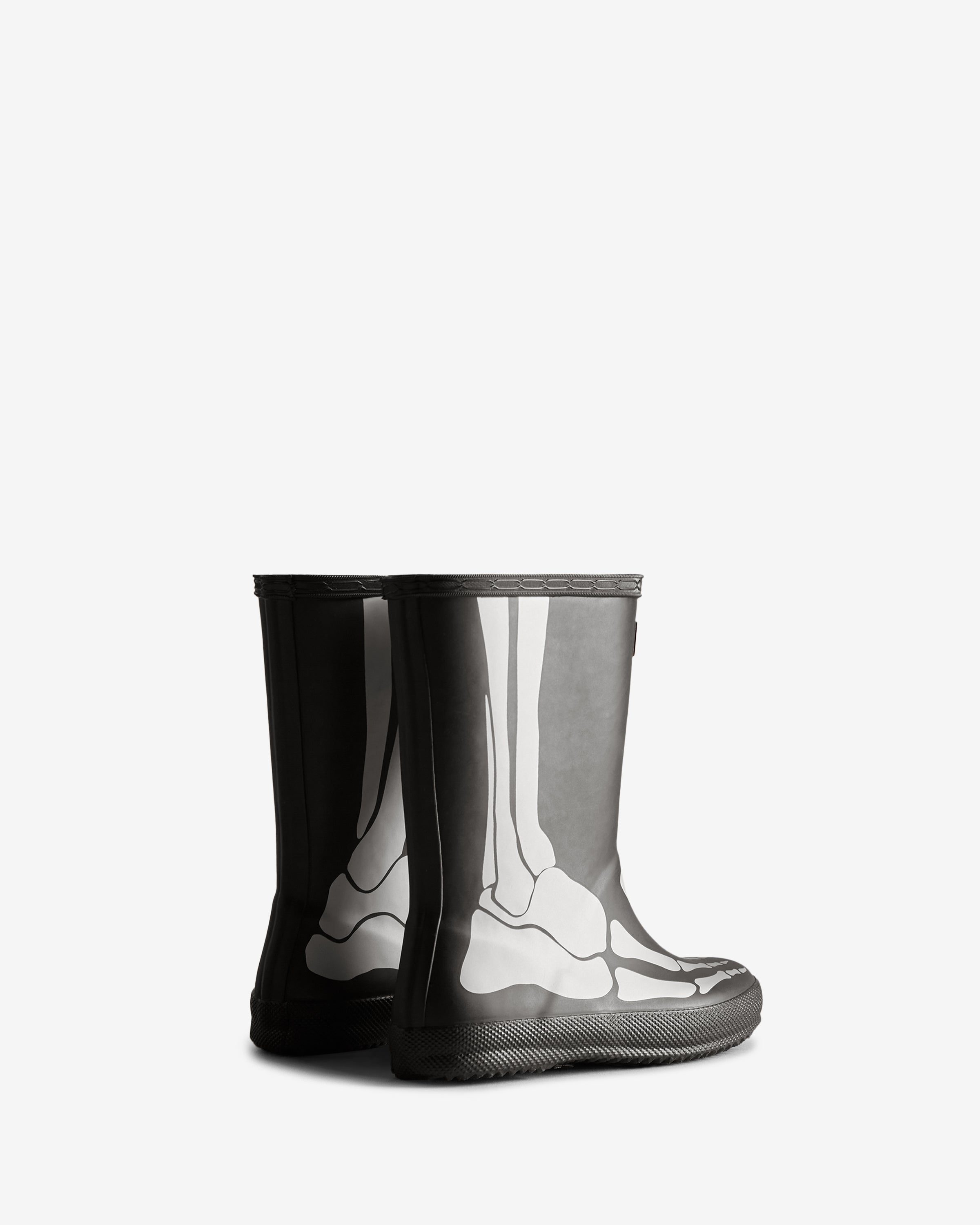 Kids First Classic Reflective Skeleton Wellington Boots