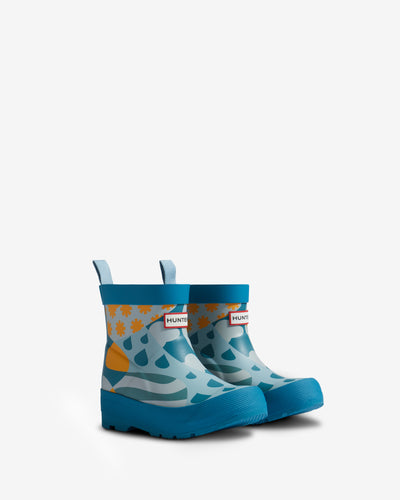 Little Kids (2-6 Years) Patchwork Weather Print Play Wellington Boots