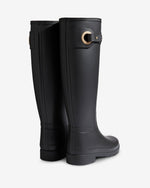 Women's Refined Slim Fit Tall Eyelet Buckle Wellington Boots