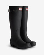 Women's Tartan Lining Tall Wellington Boots