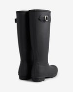 Women's Tartan Lining Tall Wellington Boots