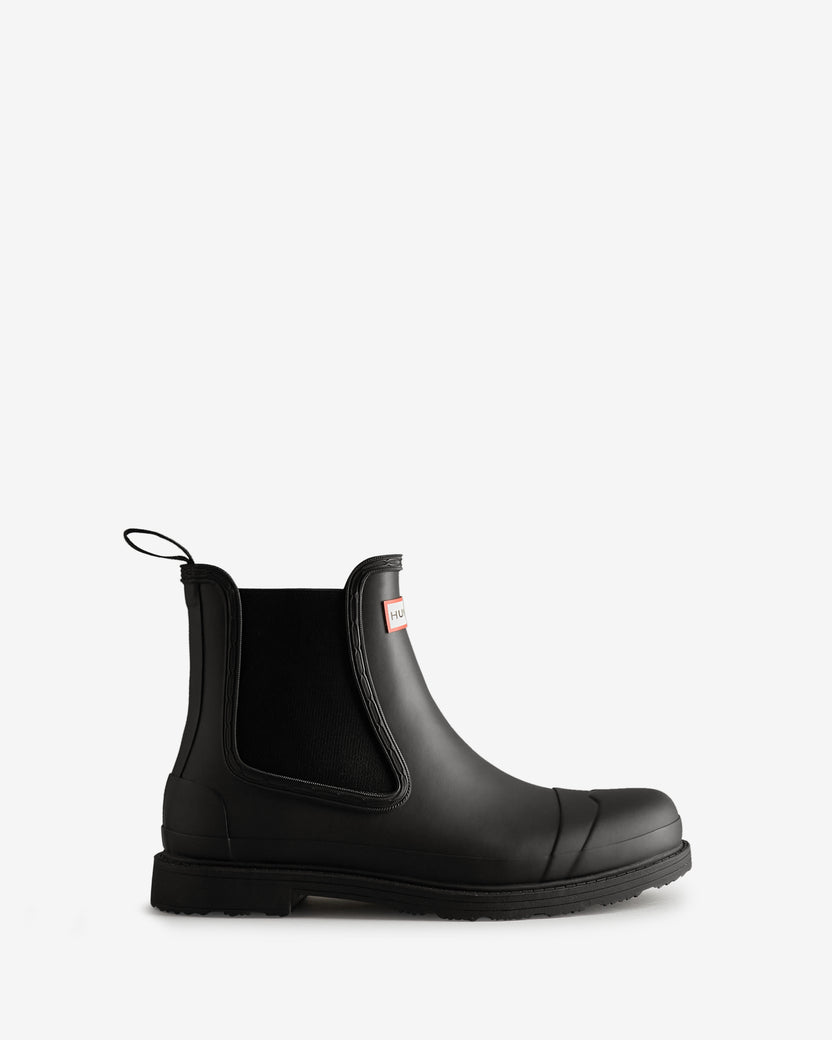 Men's Black Commando Chelsea Boot – Hunter Boots UK