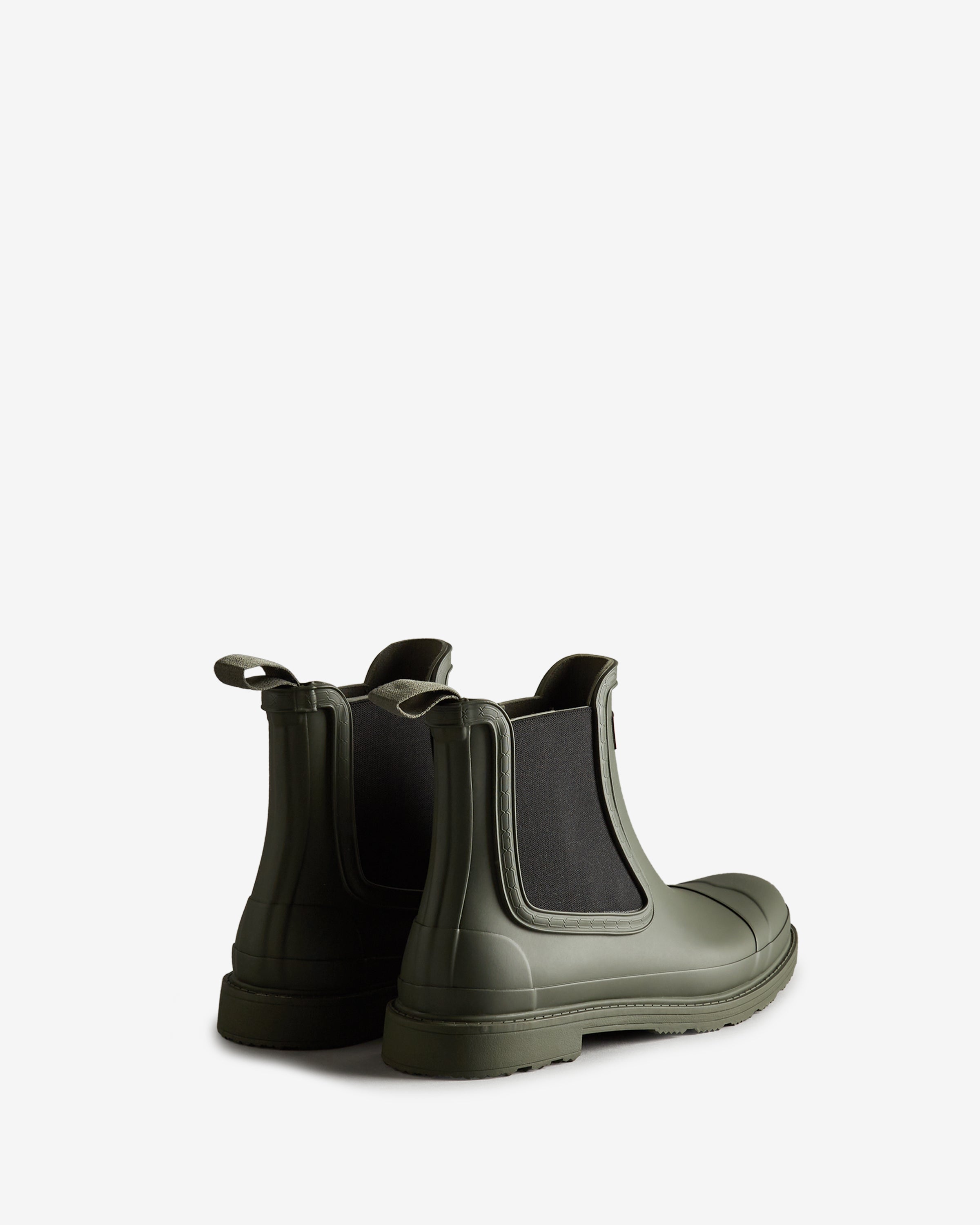 Men's Dark Olive Commando Chelsea Boot – Hunter Boots UK
