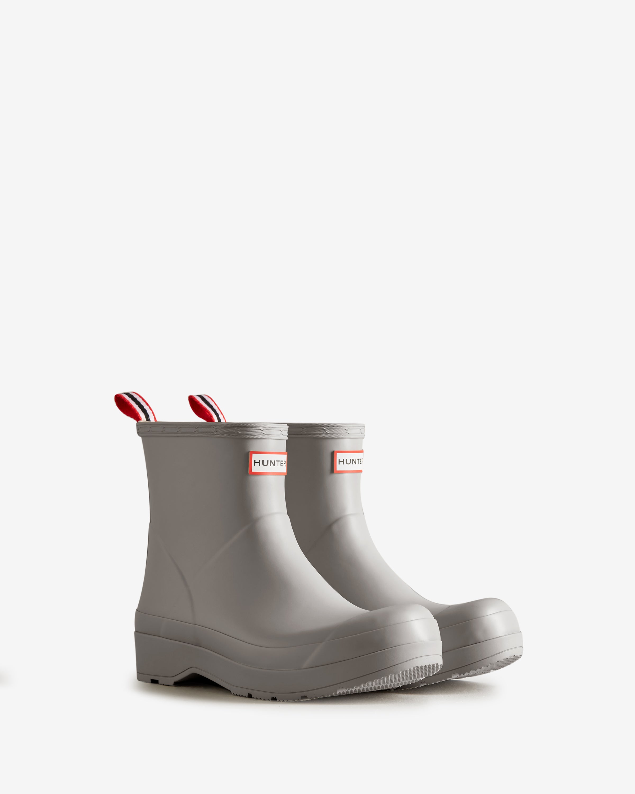 Short grey deals rain boots