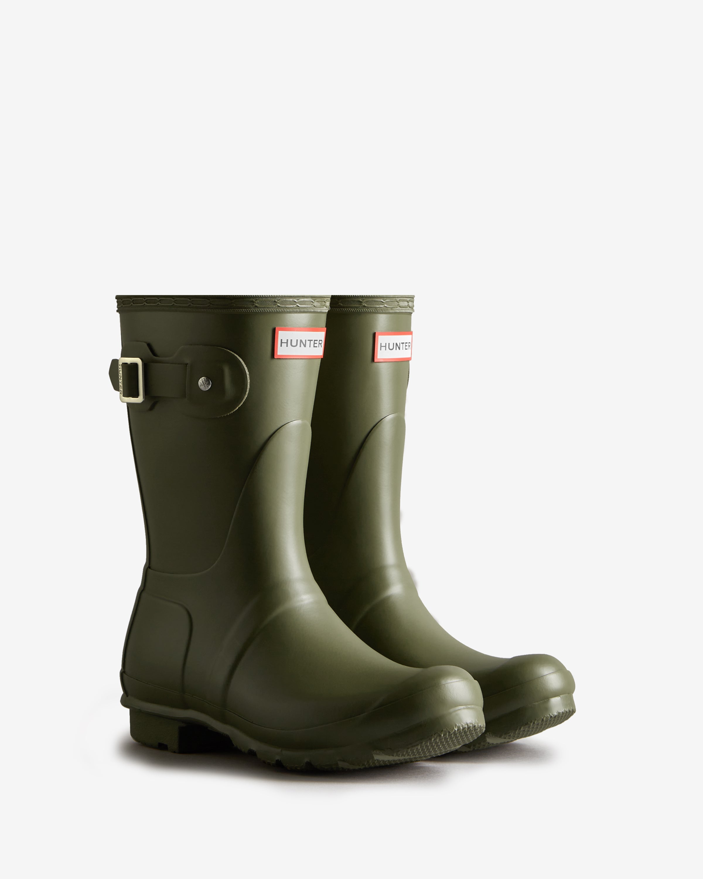 Olive green hunter rain boots sale