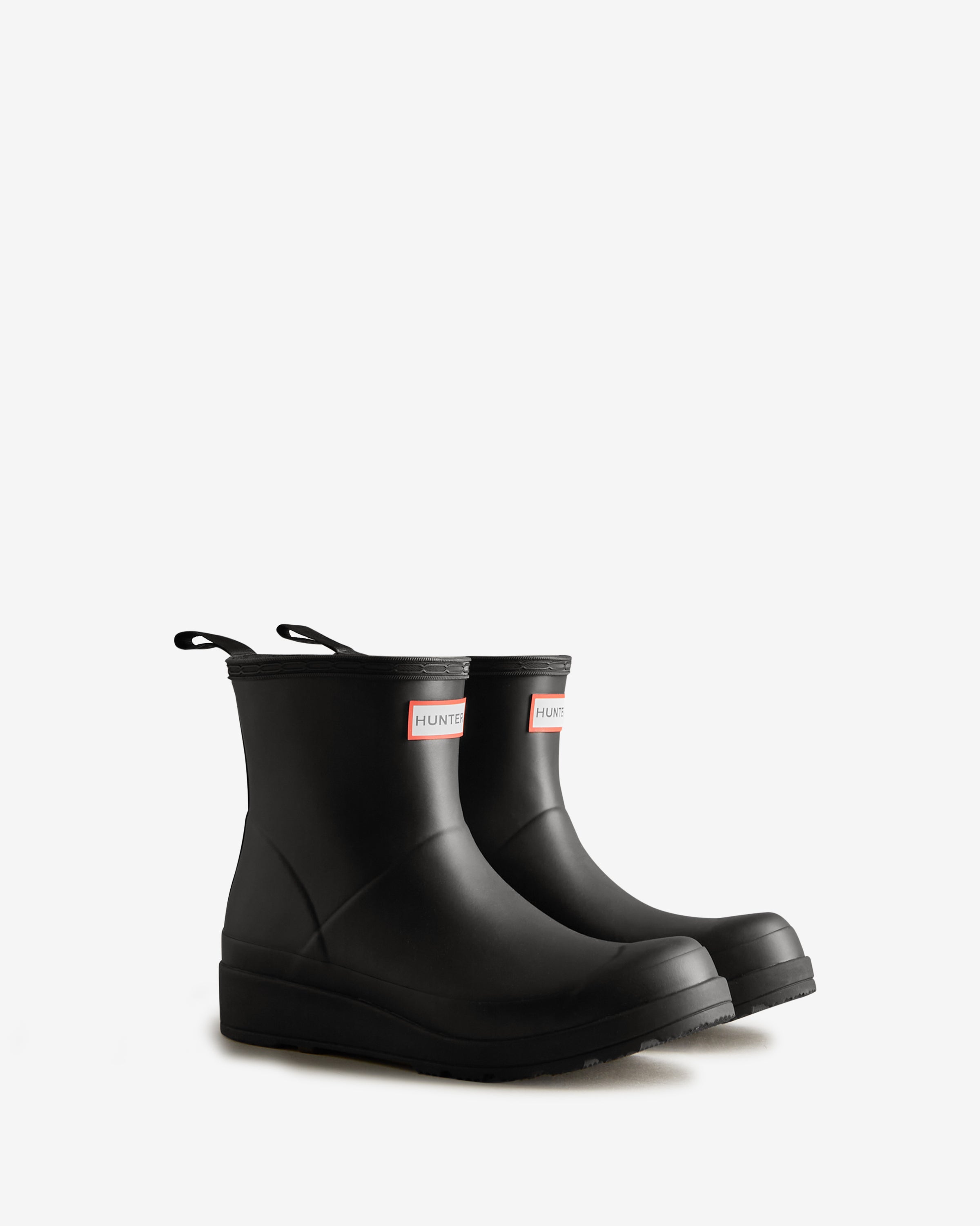 Hunter original refined back strap store black gumboots