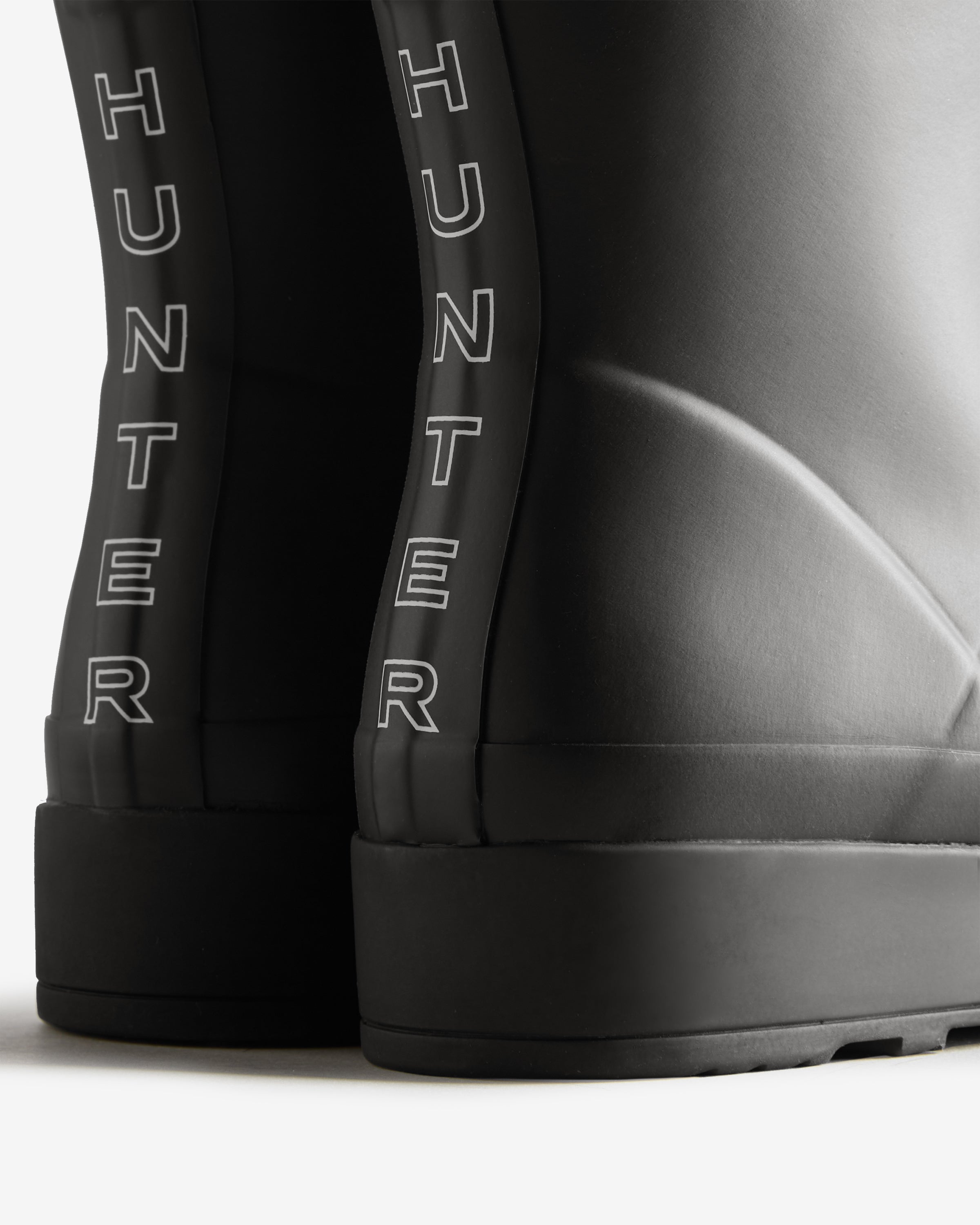 Silver short 2024 hunter boots