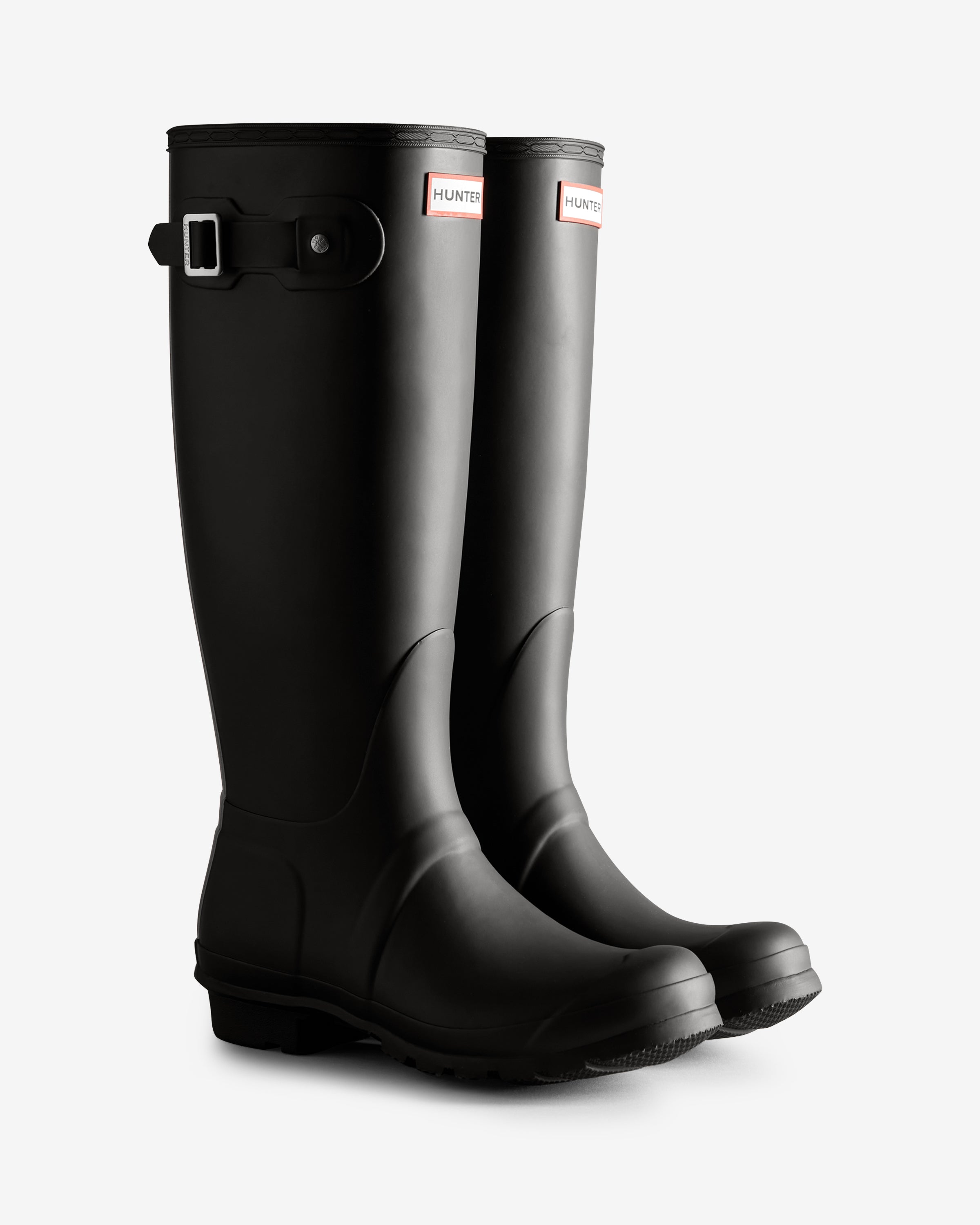 Women s Tri Colour Logo Backstrap Tall Wellington Boots