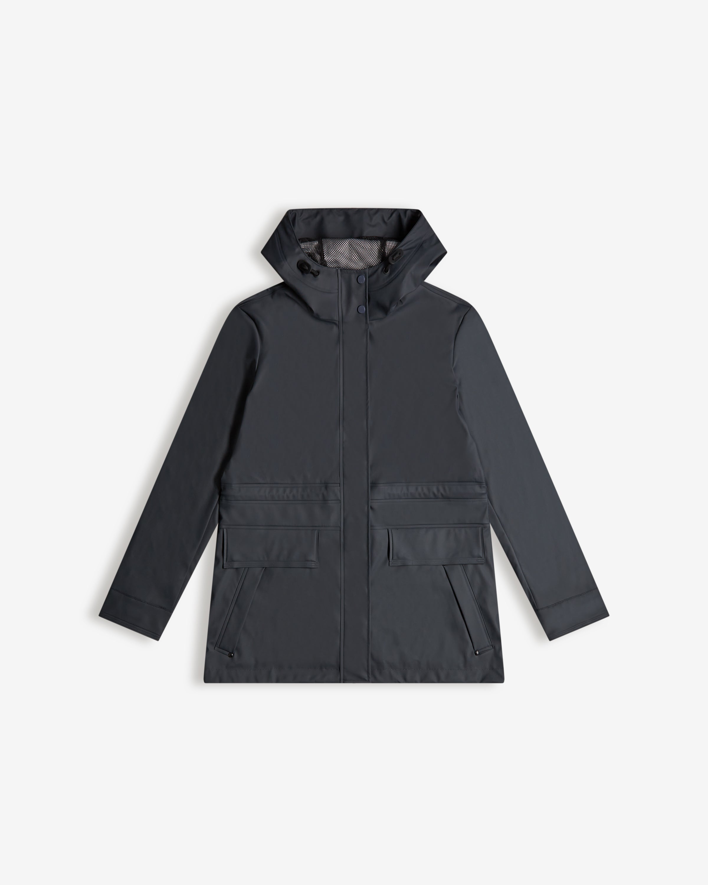 Hunter black cheap rain coat