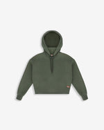 Women's Deep Lichen Green Liza Cropped Hoodie