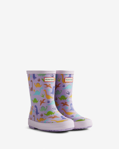 Original Kids First (18 Months-8 Years) Dinosaur Print Wellington Boots