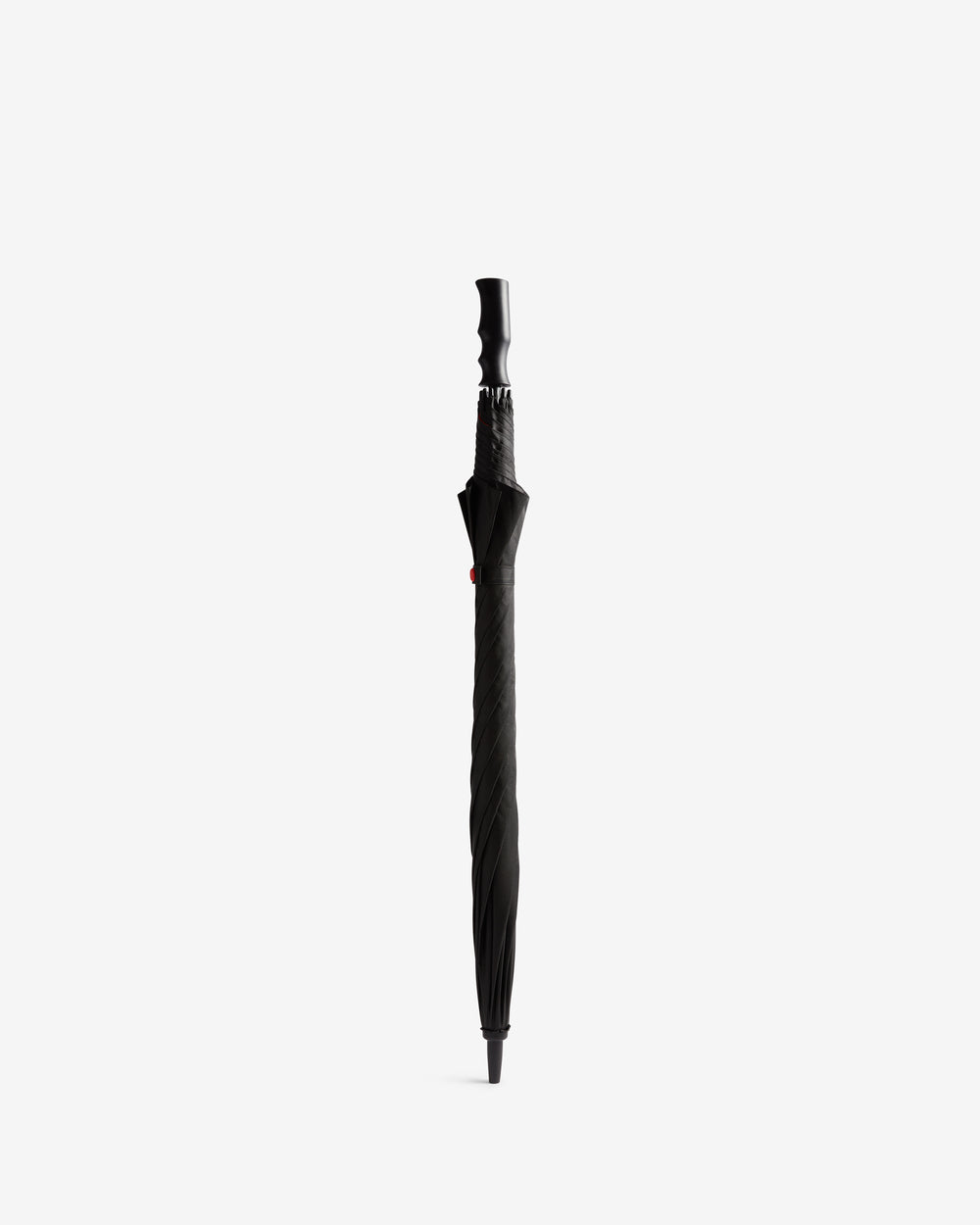 Displays the Black 'Hunter' Branded Downpour Umbrella