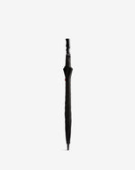 Displays the Black 'Hunter' Branded Downpour Umbrella