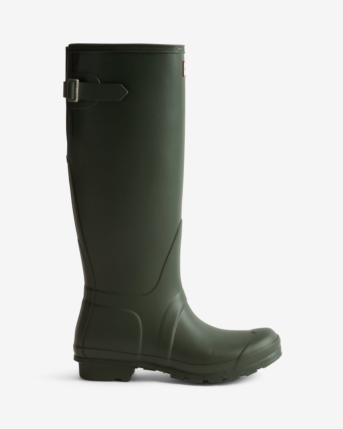 Dark Tall Back Adjustable Wellington Boot