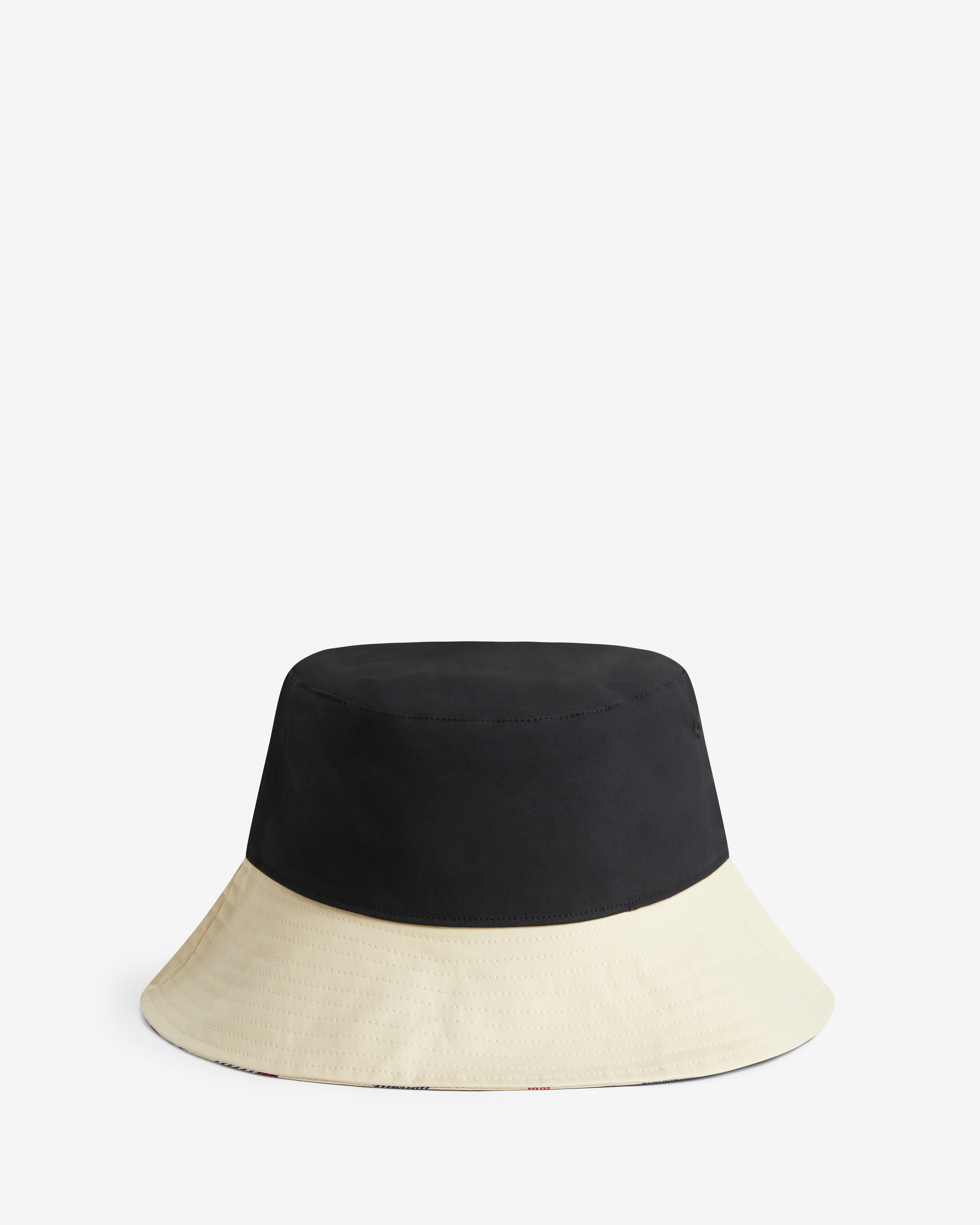 Black Recrafted Reversible Bucket Hat – Hunter Boots UK