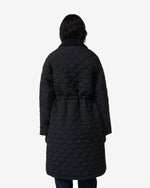 Women's Black Somerset Quilted Overcoat