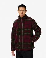 Men's Tartan Borg Fleece Jacket