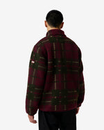 Men's Tartan Borg Fleece Jacket