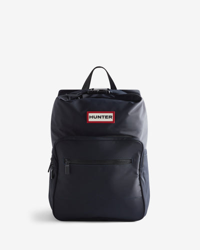 Unisex Navy Nylon Pioneer Large Topclip Backpack