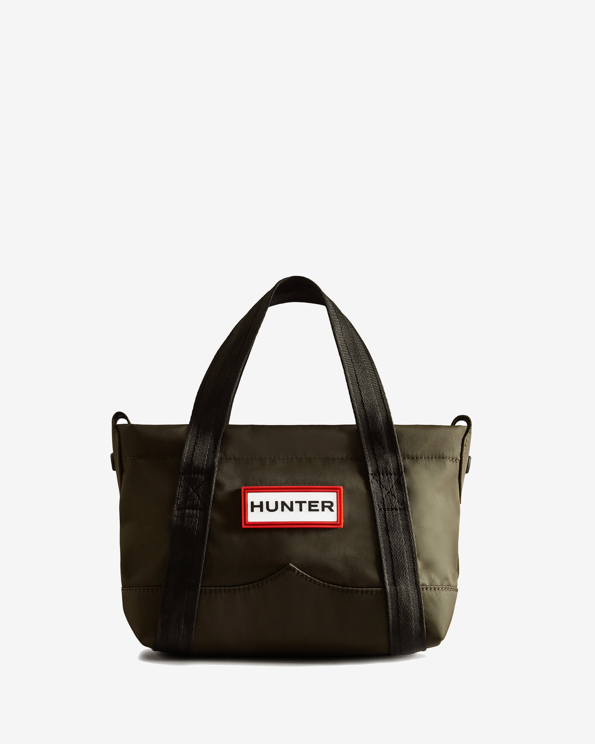 Dark Nylon Mini Topclip Tote