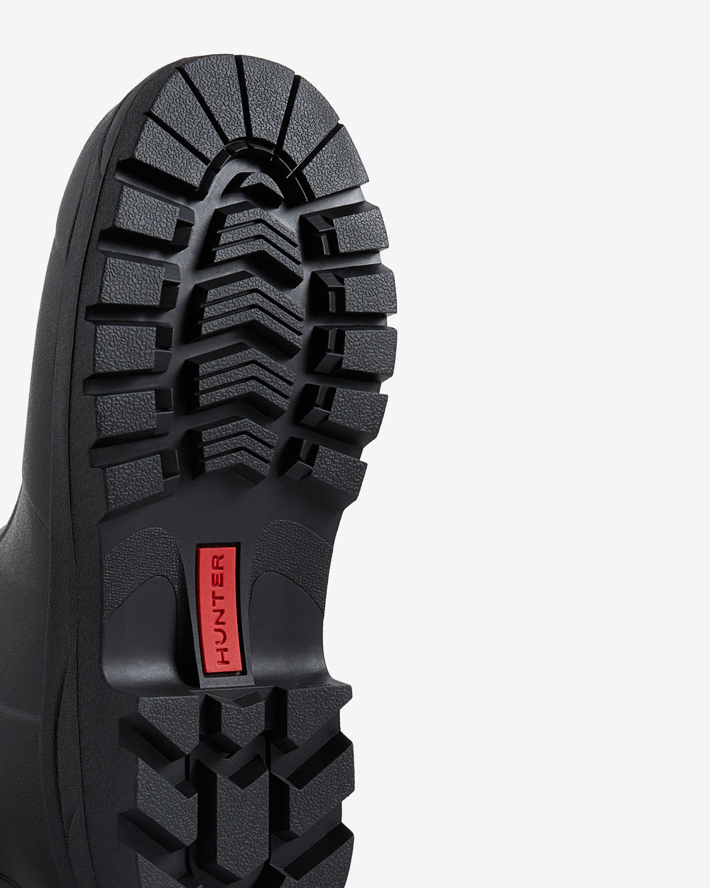 Displays the sole of the Balmoral 'Hunter' branded Unisex Neoprene Short Boot