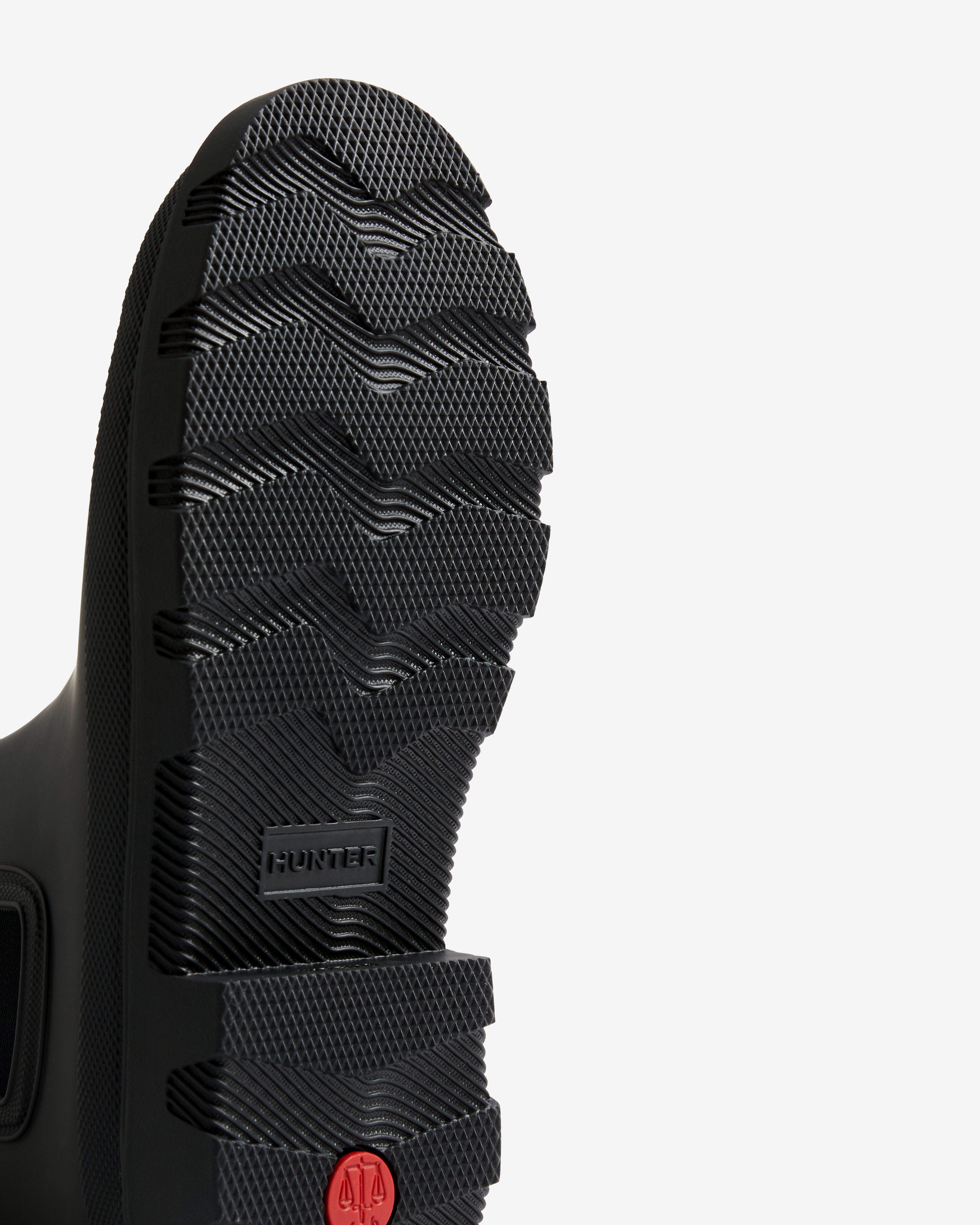 【新品】HUNTER made in UK UNISEX UK6(25cm) Unisex Black Downpour Chelsea Boot Size/Fit Summary: True to size