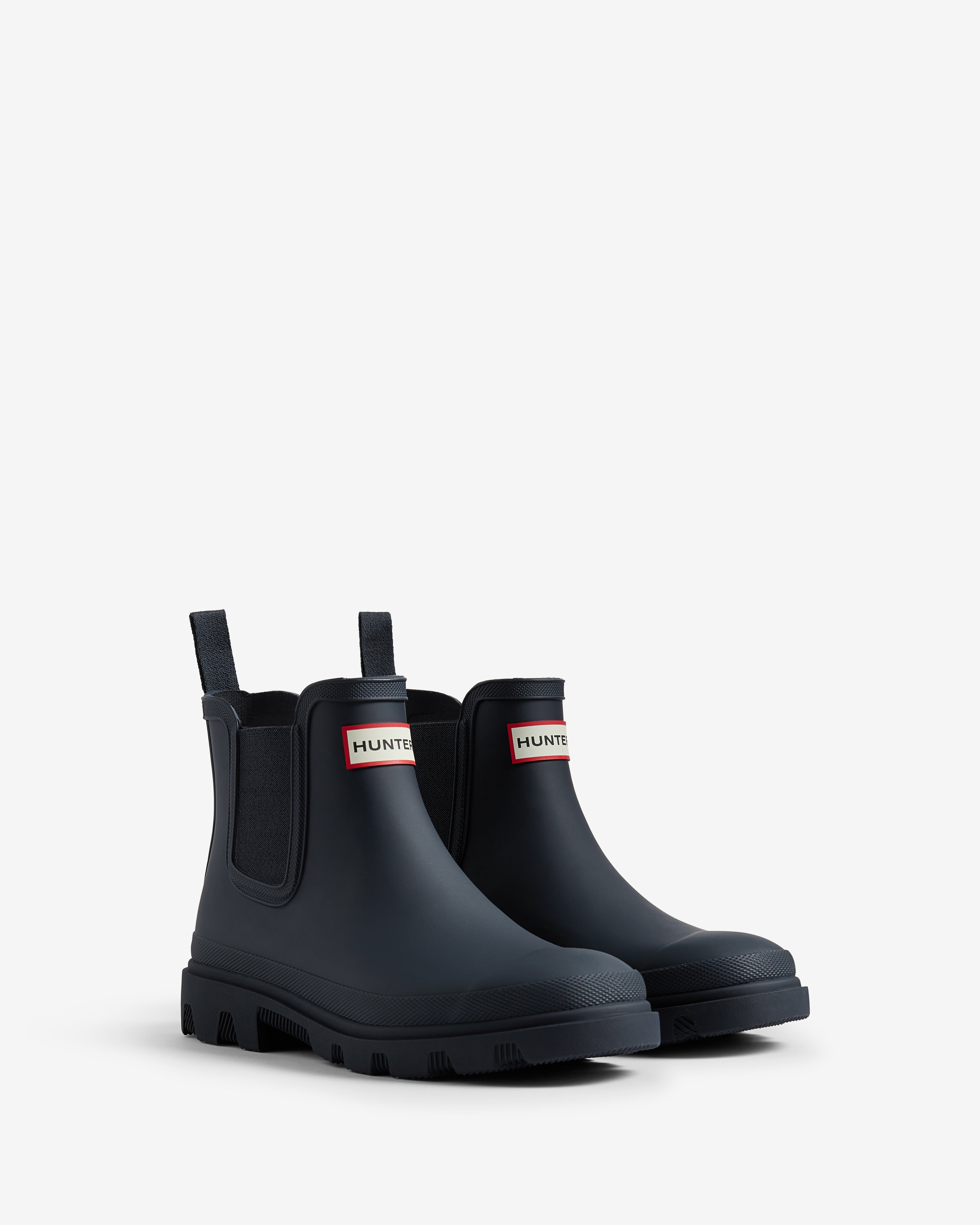 Unisex Navy Downpour Chelsea Boot – Hunter Boots UK