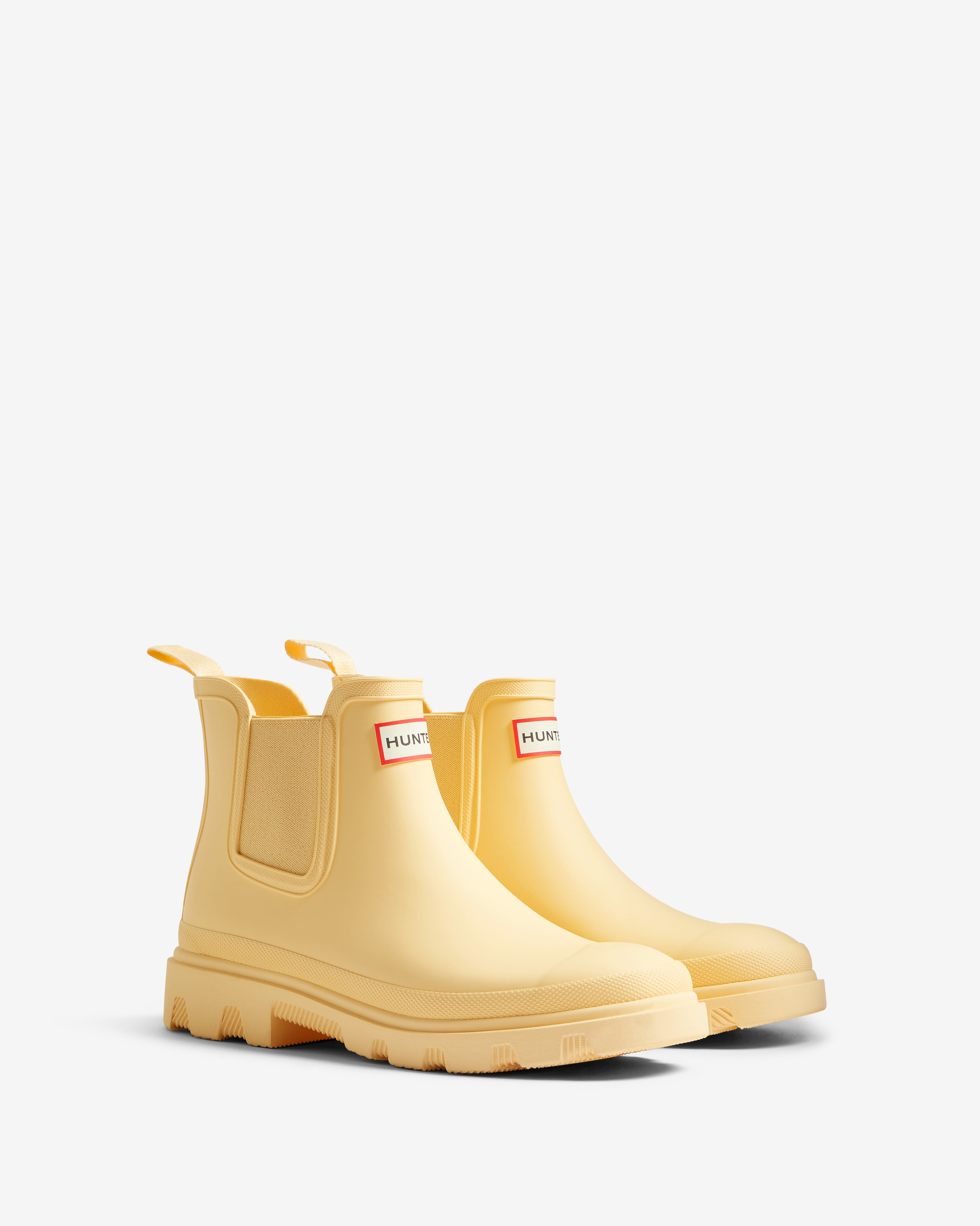 Unisex Pale Yellow Downpour Chelsea Boot – Hunter Boots UK