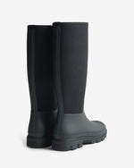 Unisex Black Downpour Neoprene Leg Wellington Boot